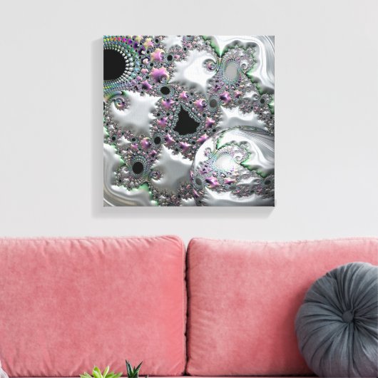 Kostbare juwelen met Sphere Canvas Print (Insitu (Woonkamer))
