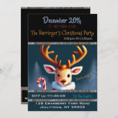 Kostbare Kerstman Kerstfeest Uitnodiging (Voorkant / Achterkant)