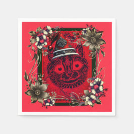 KOSTBARE KERSTservetten Servet