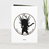 Kostbare Klok Feestdagen Kaart (Achterkant)