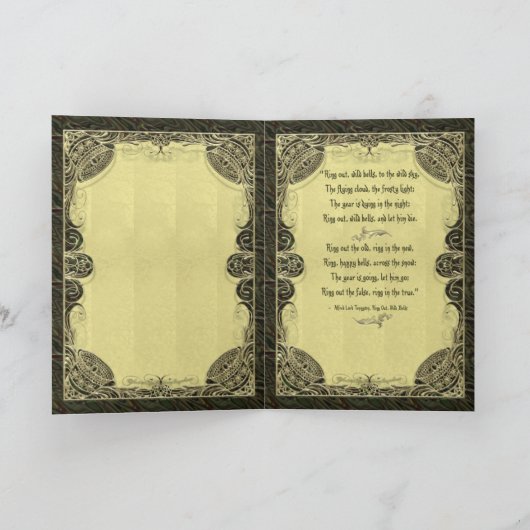 Kostbare Klok Feestdagen Kaart (Binnen)