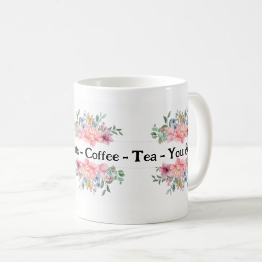 Kostbare momenten Koffie Thee & Bloemen Mok (Voorkant rechts)