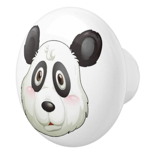 kostbare panda keramische knoppen (Rechts)
