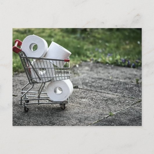 Kostbare papierwinkel voor toiletpapier briefkaart (Voorkant)