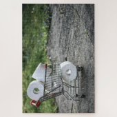 Kostbare papierwinkel voor toiletpapier legpuzzel (Verticaal)