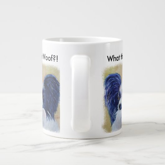 KOSTBARE PAPILLON GROTE KOFFIEKOP (Achterkant)