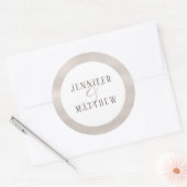 kostbare parel | Monogram Sticker (Envelop)
