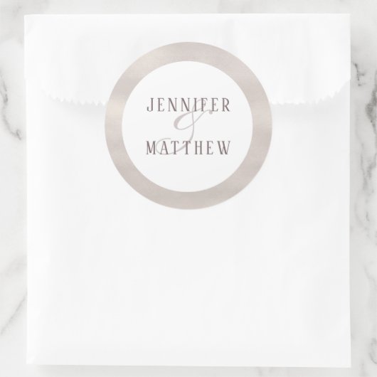 kostbare parel | Monogram Sticker (Tas)