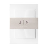 Kostbare Parel | Trouw Buikband Uitnodigingen Wikkel (Voorkant Voorbeeld)