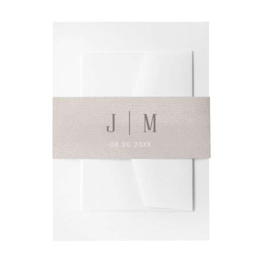 Kostbare Parel | Trouw Buikband Uitnodigingen Wikkel (Voorkant Voorbeeld)