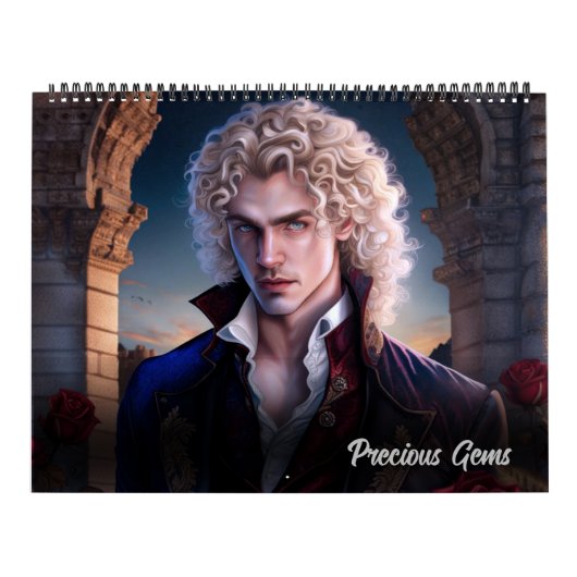 Kostbare Pareltjes Birthstone Gothic Art Kalender (Hoes)