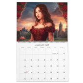 Kostbare Pareltjes Birthstone Gothic Art Kalender (Jan 2027)