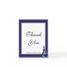 Kostbare Pauw in Paars, Groenblauw, Groen Dank Je 