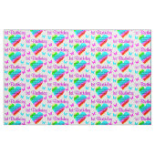 KOSTBARE REGENBOOG 1E VERJAARDAG STOF (Fat Quarter)