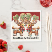 Kostbare Rendierliefde Servet (Insitu)