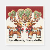 Kostbare Rendierliefde Servet (Voorkant)