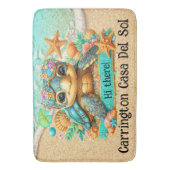 kostbare schildpad thema badmat (Voorkant Verticaal)