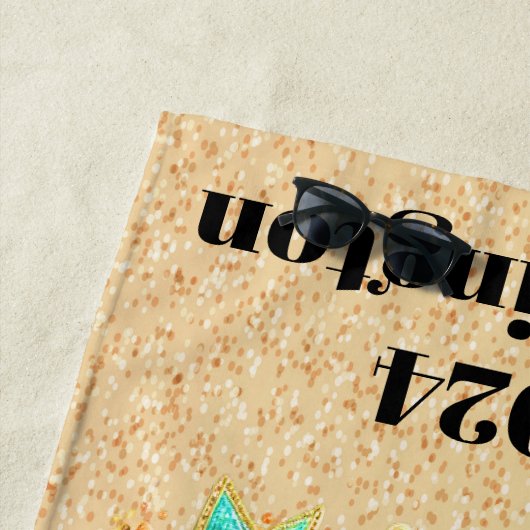 kostbare schildpad thema strandlaken (In situ)