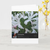 kostbare tijd kaart (Gele Bloem)