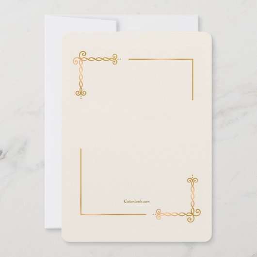 kostbare uitstraling religieus kaart (Achterkant)