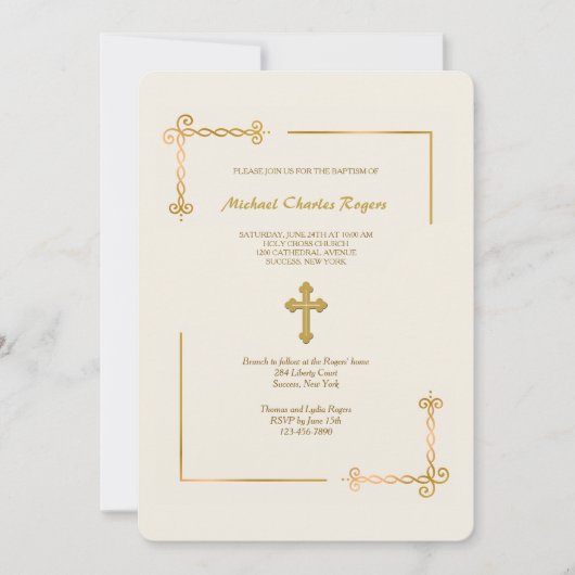 kostbare uitstraling religieus kaart (Voorkant)