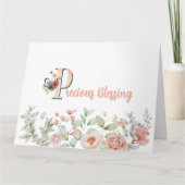 Kostbare Zegen - condoleancekaart Kaart (Voorkant)
