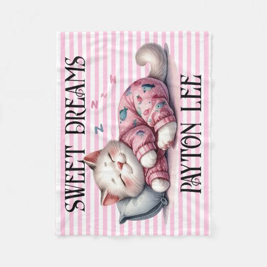 kostbare zoete dromen fleece deken (Voorkant)