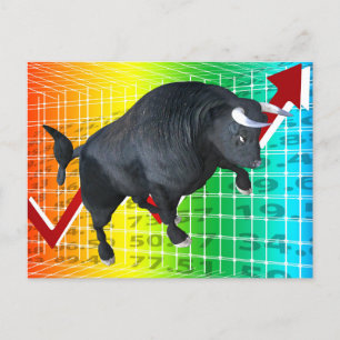 Kosten bull Market Run Briefkaart