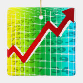 Kosten bull Market Run Keramisch Ornament (Achterkant)