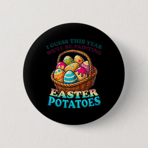 Kosten van eieren Dit jaar schilderen we aardappel Ronde Button 5,7 Cm