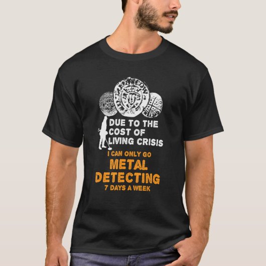 kosten van het opsporen van levende metalen t-shirt (Voorkant)
