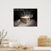 Kosten van schatten poster (Keuken)