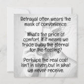 Kosten van verraad kaart (Achterkant)