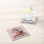 Kosten voor de kerstman kartonnen onderzetters (Insitu)