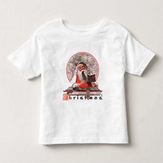 Kosten voor de kerstman kinder shirts (Voorkant)