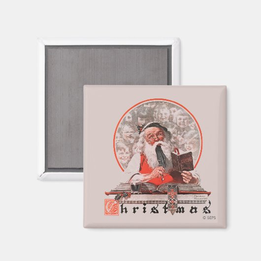 Kosten voor de kerstman magneet (Voorkant / Achterkant)