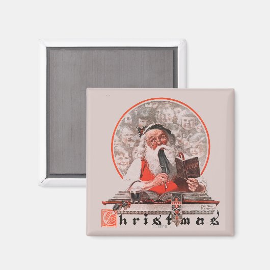 Kosten voor de kerstman magneet (Voorkant / Achterkant)