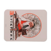 Kosten voor de kerstman magneet (Horizontaal)