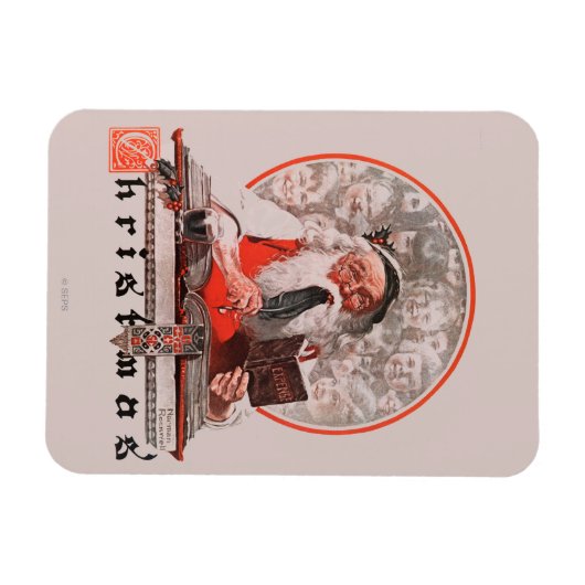 Kosten voor de kerstman magneet (Horizontaal)