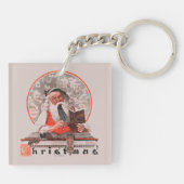 Kosten voor de kerstman sleutelhanger (Achterkant)