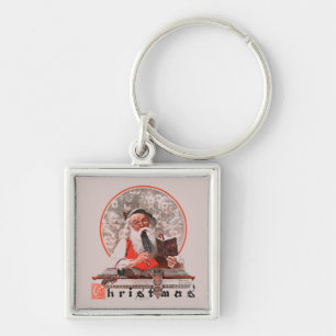 Kosten voor de kerstman sleutelhanger