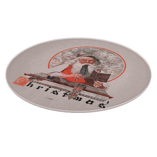 Kosten voor de kerstman snijplank (Hoek)