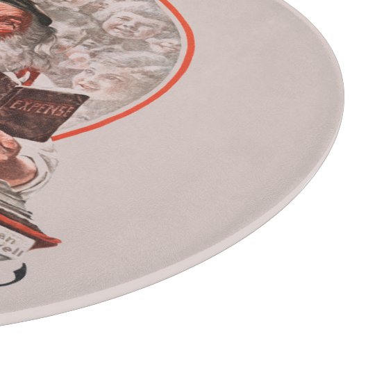 Kosten voor de kerstman snijplank (Hoek)