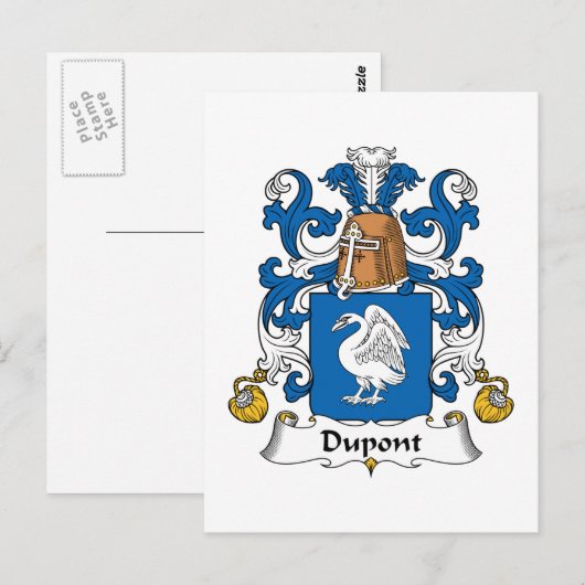 Kosten voor duplexfamilie briefkaart (Voorkant / Achterkant)