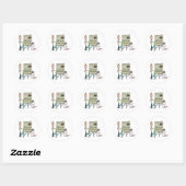 Kostenbesparing Ronde Sticker (Vel)