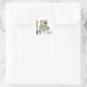 Kostenbesparing Ronde Sticker (Tas)