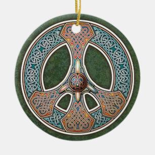 Kostenbord van Knotwork Pendant/Ornament Keramisch Ornament