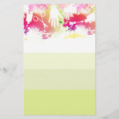 Kostenlijst voor kunstmanicure pedicure salon flyer (Achterkant)