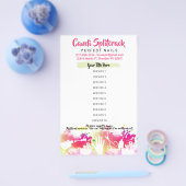 Kostenlijst voor kunstmanicure pedicure salon flyer (Enkel)