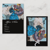 KOSTENONTWERPEN VOOR SPRINGVOEDING / BEAUTY-MODE VISITEKAARTJE (Voorkant / Achterkant)